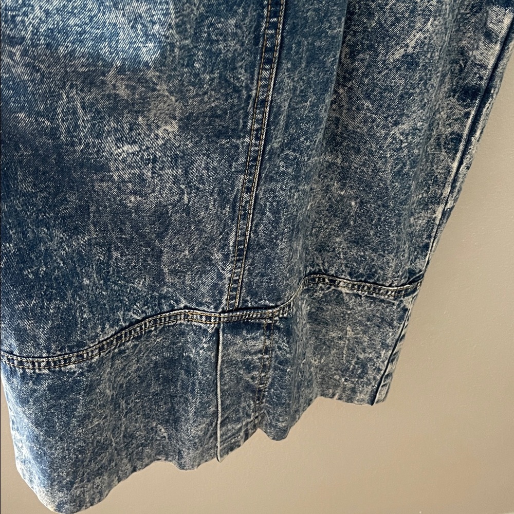 Vintage acid washed Jean dress - Picture 10 of 10